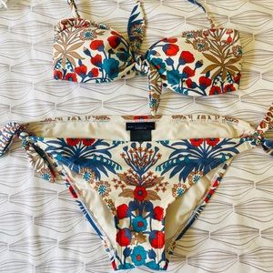 MARC JACOBS Floral Bandeau Two Piece Bikini $149